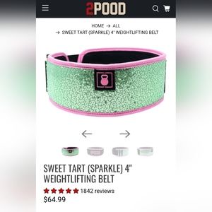 2pood Lifting Belt - "Sweet Tart"
